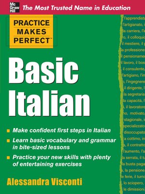 cover image of Practice Makes Perfect Basic Italian